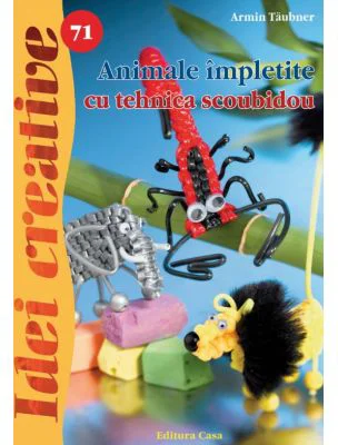 Animale impletite cu tehnica scoubidou