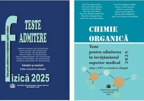 Pachet de teste Fizica si Chimie organica pentru admiterea in invatamantul superior medical 2024