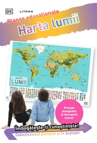 Harta lumii. Planșe educaționale - Paperback - *** - Litera