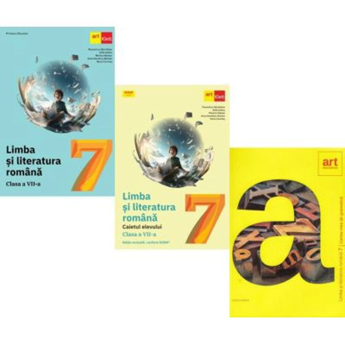 Pachet complet Limba si literatura romana clasa a 7-a: manual, caiet si cartea mea de gramatica, autor Florentina Samihaian, Sofia Dobra