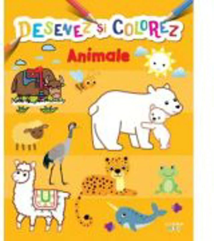Desenez si colorez. Animale