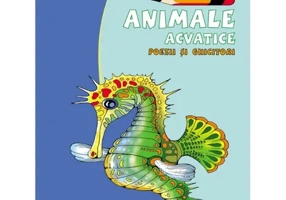 Animale acvatice. Poezii și ghicitori. Carte de colorat - Paperback brosat - Arcadie Suceveanu - Prut