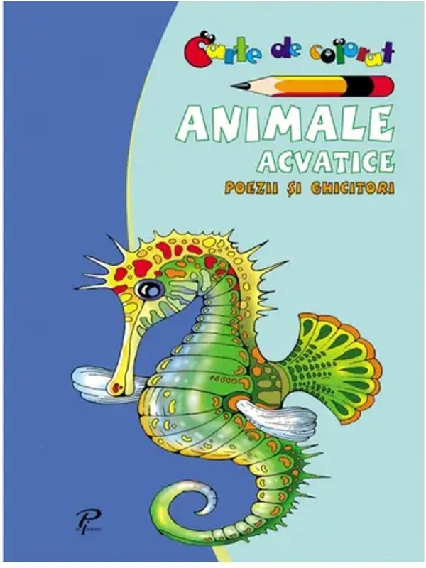 Animale acvatice. Poezii și ghicitori. Carte de colorat - Paperback brosat - Arcadie Suceveanu - Prut