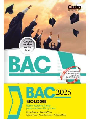Bacalaureat 2024. Biologie. Notiuni teoretice si teste pentru clasele 9-10