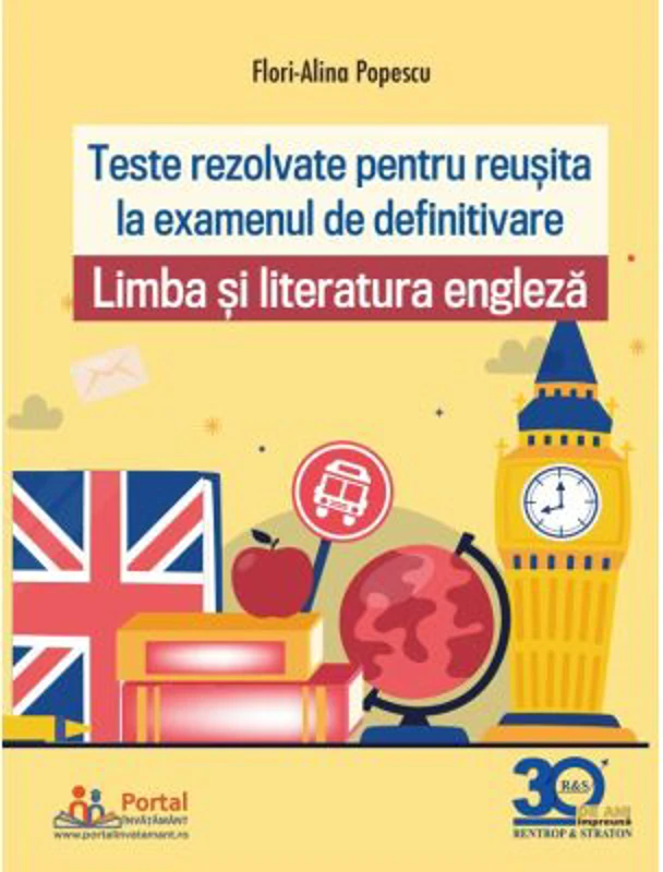 Teste rezolvate de limba si literatura engleza pentru reusita la examenul de definitivare