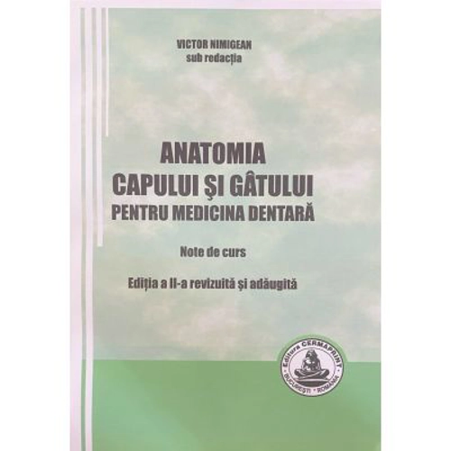 Anatomia capului si gatului pentru medicina dentara Note de curs