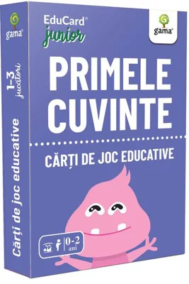 Primele cuvinte (0-2 ani). Cărți de joc educative. EduCard Junior - Paperback - *** - Gama
