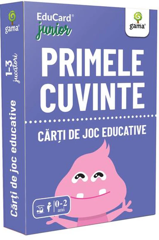 Primele cuvinte (0-2 ani). Cărți de joc educative. EduCard Junior - Paperback - *** - Gama