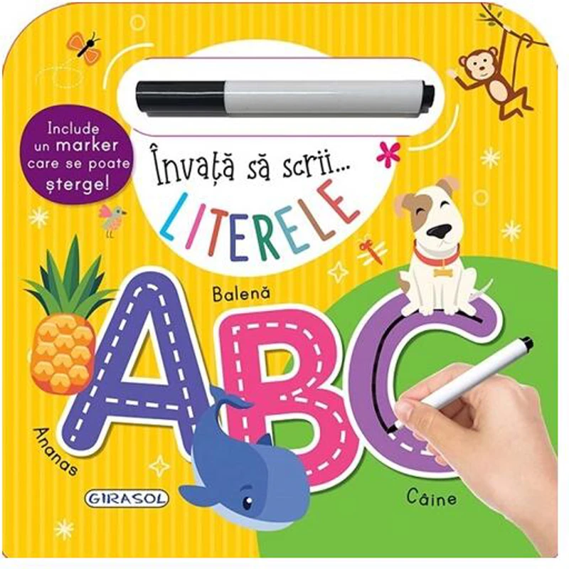 Învață să scrii - Literele - Hardcover - *** - Girasol
