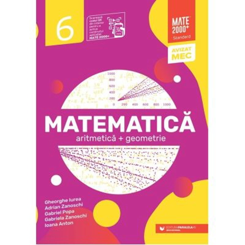 Matematica. Aritmetica, geometrie. Clasa a 6-a. 2024 Standard