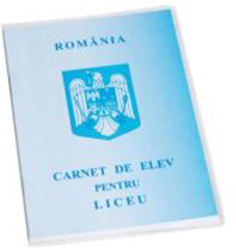 Carnet de elev pentru liceu + coperta, Casa Tipografica