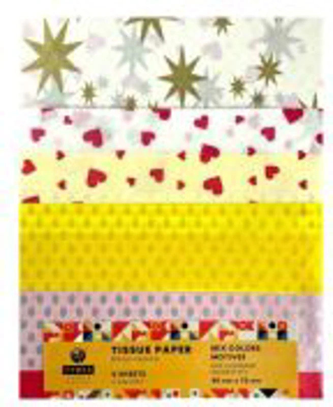Hartie matase Colorarte B2, 50x70cm, set 5 coli cu diverse motive