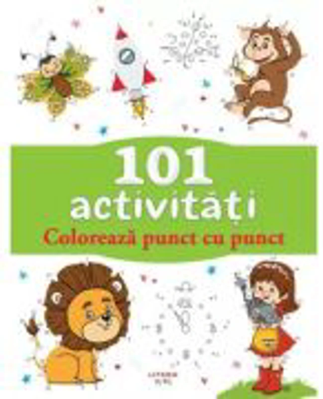 101 activitati. Coloreaza punct cu punct