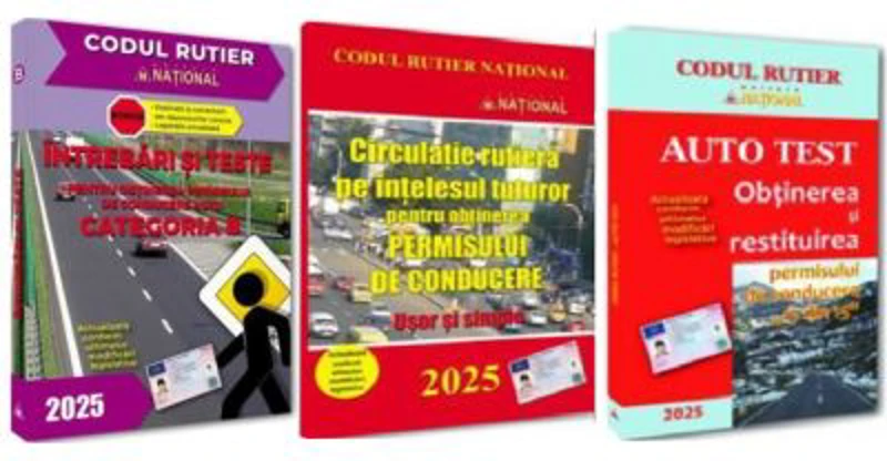Pachet 2024 pentru obtinerea permisului de conducere auto, categoria B