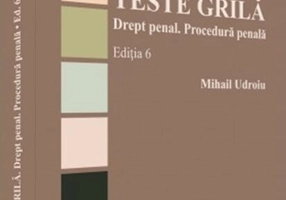 Teste grilă. Drept penal. Procedură penală - Paperback brosat - Mihail Udroiu - C.H. Beck