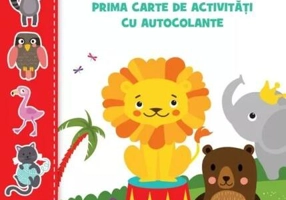 Animale. Prima carte de activități cu autocolante - Paperback - *** - Litera mică