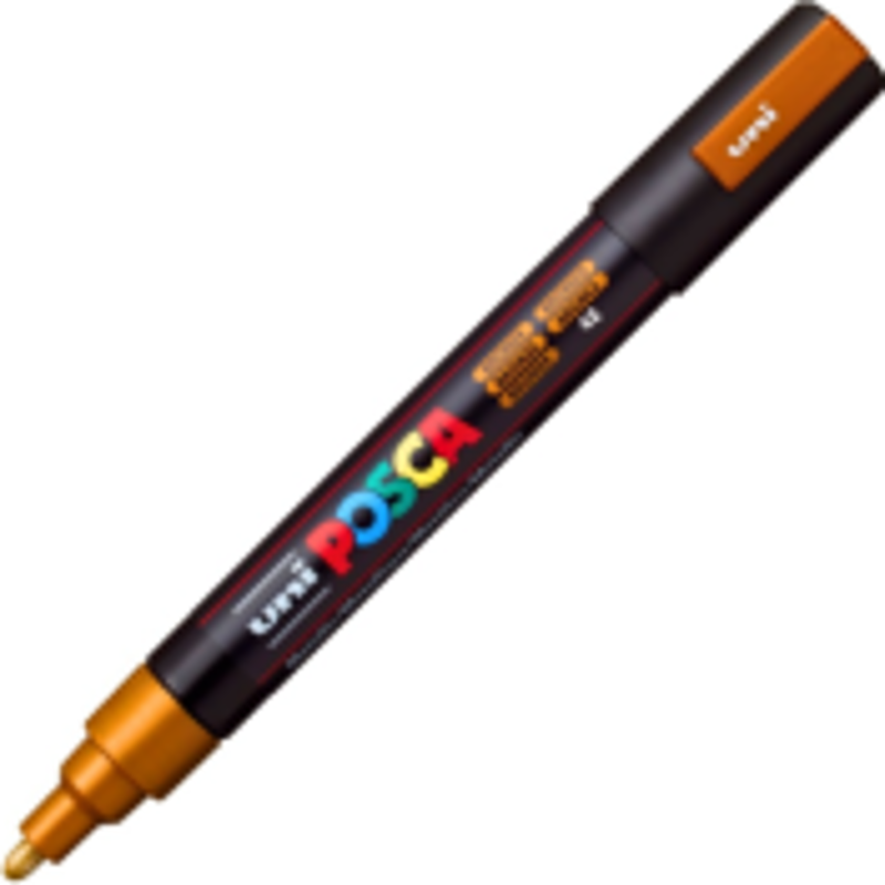 Marker UNI PC-5M 1. 8-2. 5 mm, bronz, Posca