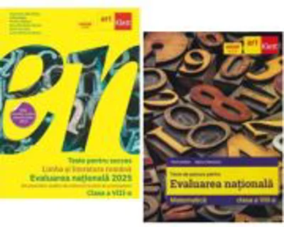 Pachet Evaluarea Nationala 2025. Limba si Literatura Romana si Matematica, clasa a 8-a - Florentina Samihaian, Florin Antohe