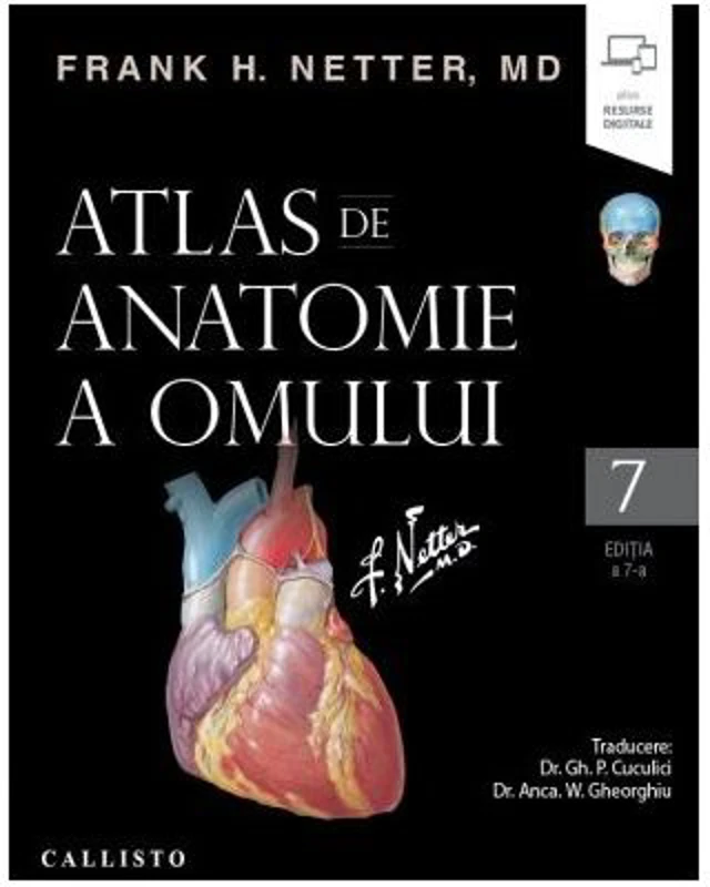 Netter Atlas de anatomie a omului, editia a 7-a - Frank H. Netter