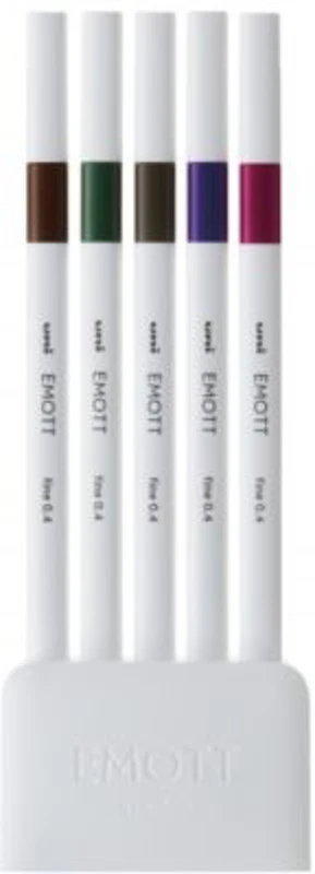 Set 5 culori vintage Fineliner, Emott