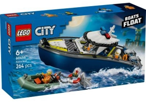 LEGO City. Urmarire cu barca de politie 60456, 264 piese