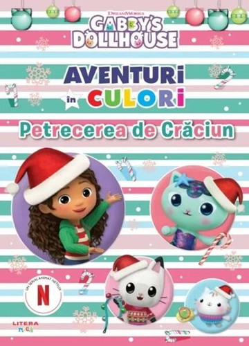Gabby's Dollhouse. Aventuri în culori. Petrecerea de Crăciun - Paperback - *** - Litera mică