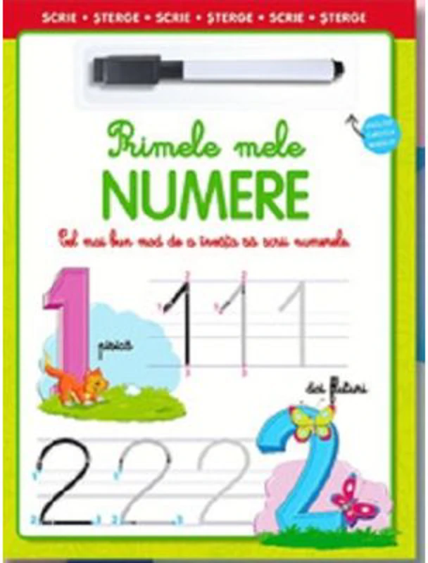 Primele mele numere. Scrie, sterge