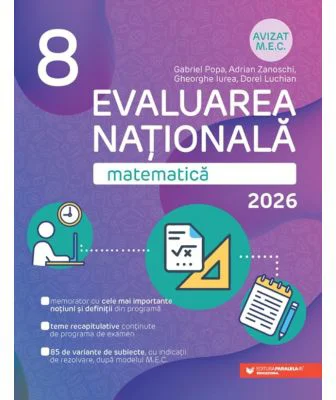 Matematica. Evaluarea Nationala 2024. Clasa 8