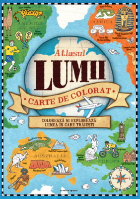 Atlasul lumii. Carte de colorat
