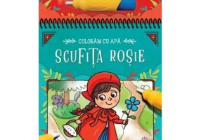 Coloram cu apa. Scufita rosie