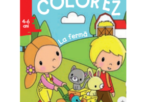 Imi place sa colorez. La ferma (4-6 ani)