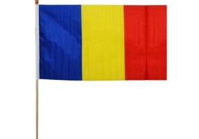 Steag Panza, cu suport de lemn, Romania, 30x45 cm