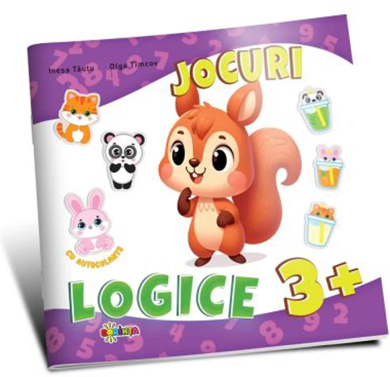 Jocuri logice 3+. Cu autocolante