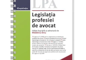 Legislatia profesiei de avocat. Actualizata 10 octombrie 2024 - spiralata