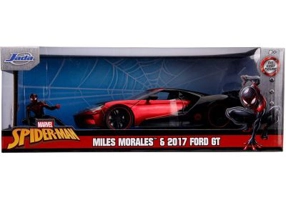 Masina metalica Spider-man Ford GT 2017 Miles Morales, JadaToys