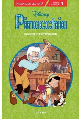 Pinocchio. Poveste cu pictograme. Nivelul 1
