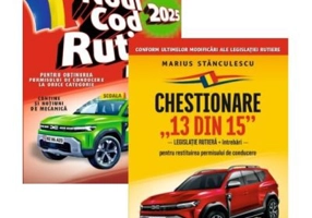 Pachet Noul cod rutier si Chestionare 13 din 15. Restituirea permisului de conducere 2024