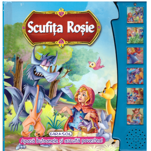 Scufita Rosie. Apasa butoanele si asculta povestea!