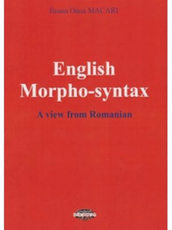 English Morphosyntax. A view from romanian