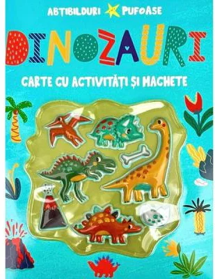 Dinozauri. Cu abtibilduri pufoase
