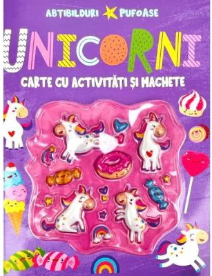 Unicorni. Cu abtibilduri pufoase