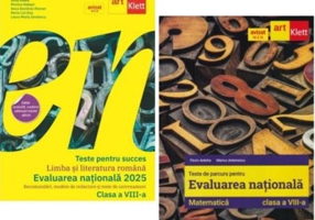 Pachet Evaluarea Nationala 2024. Limba si Literatura Romana si Matematica, clasa a 8-a