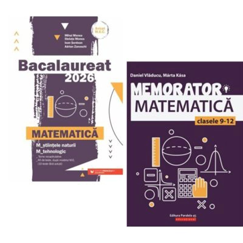 Pachet Bacalaureat 2024 Matematica M-stiintele-naturii si M-tehnologic