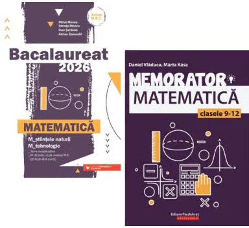 Pachet Bacalaureat 2024 Matematica M-stiintele-naturii si M-tehnologic