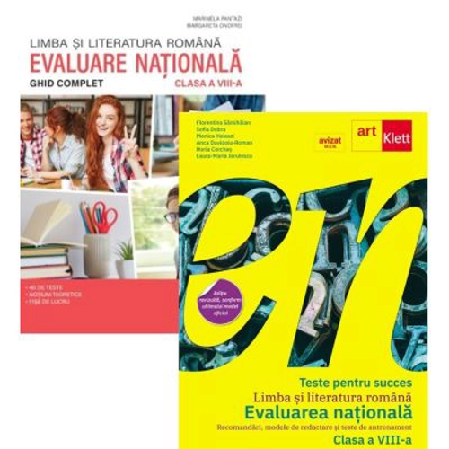 Pachet Evaluarea Nationala 2024. Limba si Literatura Romana. Teste pentru succes si Ghid complet pentru Evaluarea Nationala