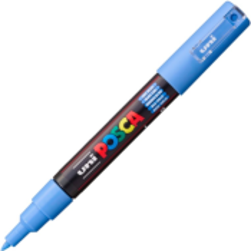 Marker UNI PC-1M 0. 7 mm, sky blue, Posca