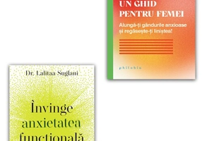 Pachet Invinge anxietatea functionala in 5 pasi + Anxietatea – un ghid pentru femei. Set 2 carti