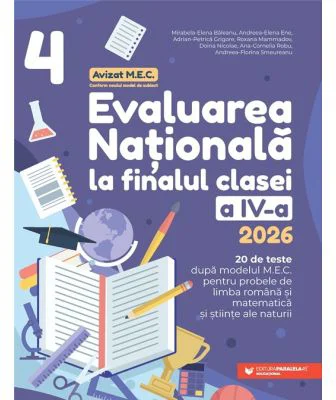 Evaluarea Nationala 2024 la finalul clasei a 4-a. 20 de teste