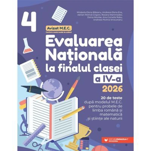 Evaluarea Nationala 2024 la finalul clasei a 4-a. 20 de teste