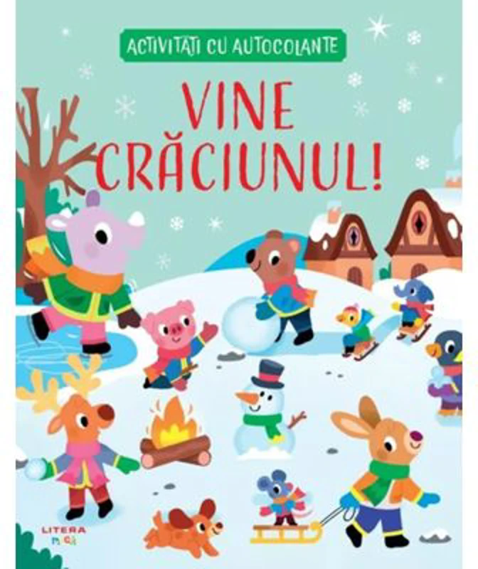 Vine Craciunul! Activitati cu autocolante